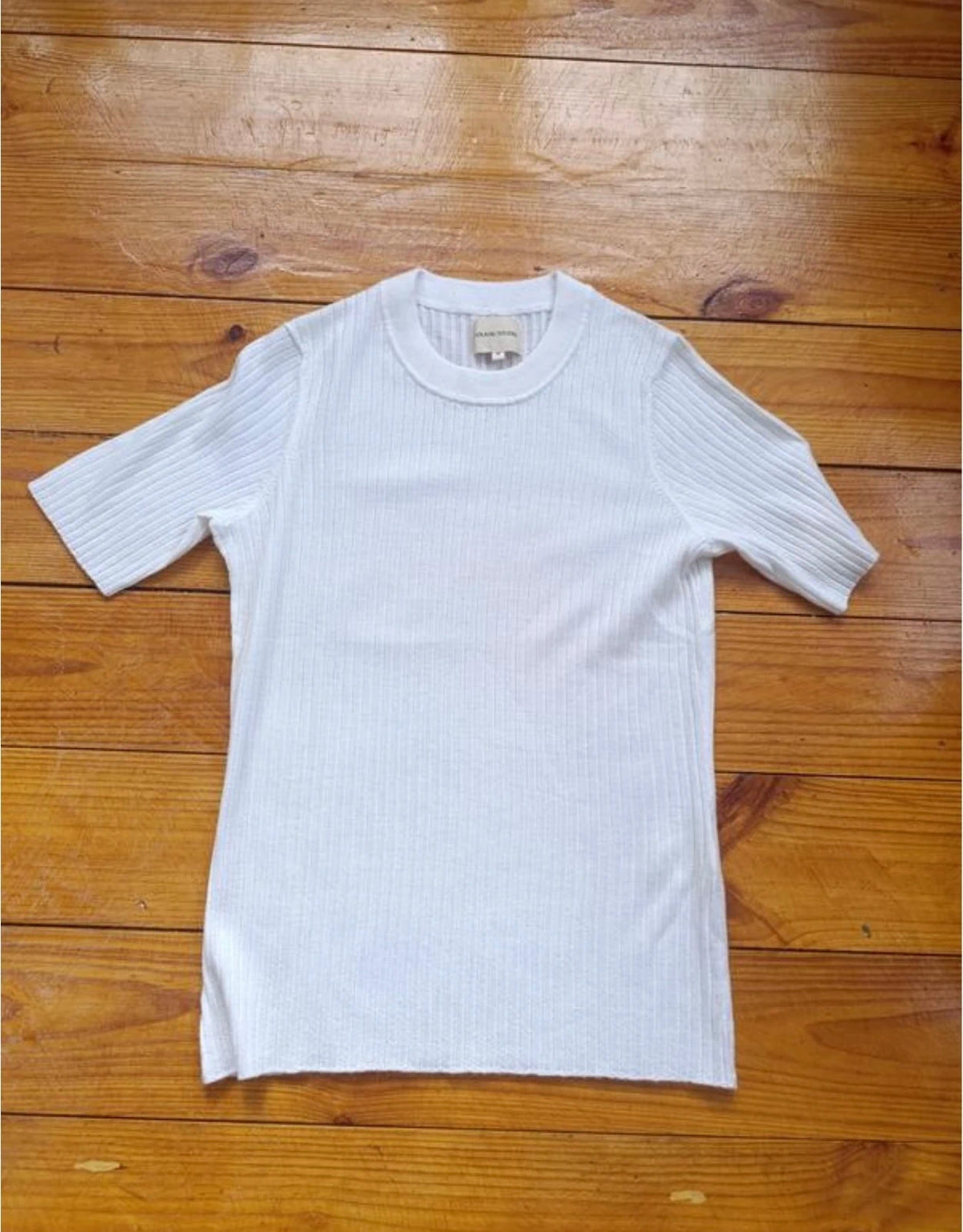 Loulou Studio white wool cashmere top sweat-shirt - view 7