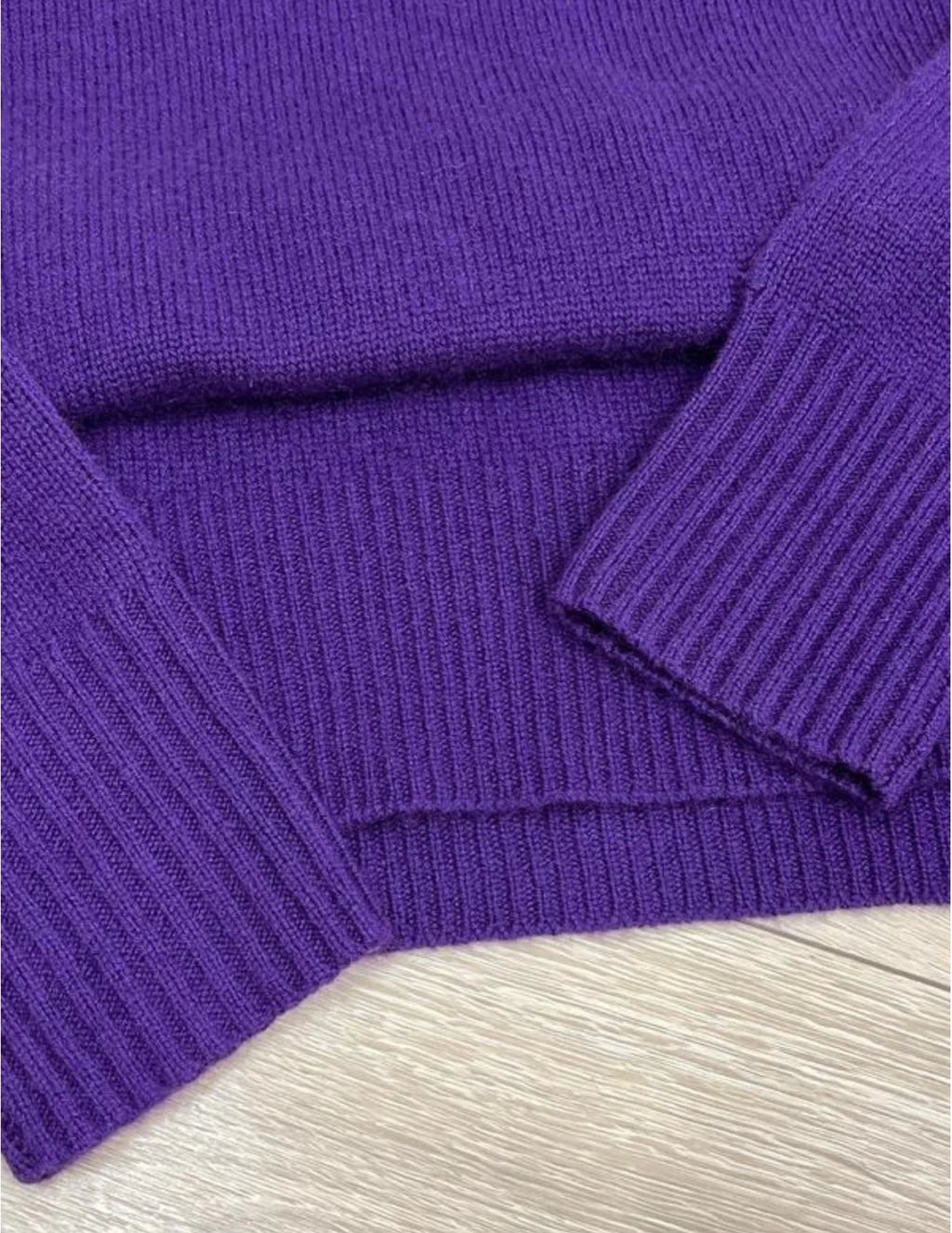 Allude purple cashmere jumper sweater - view 7