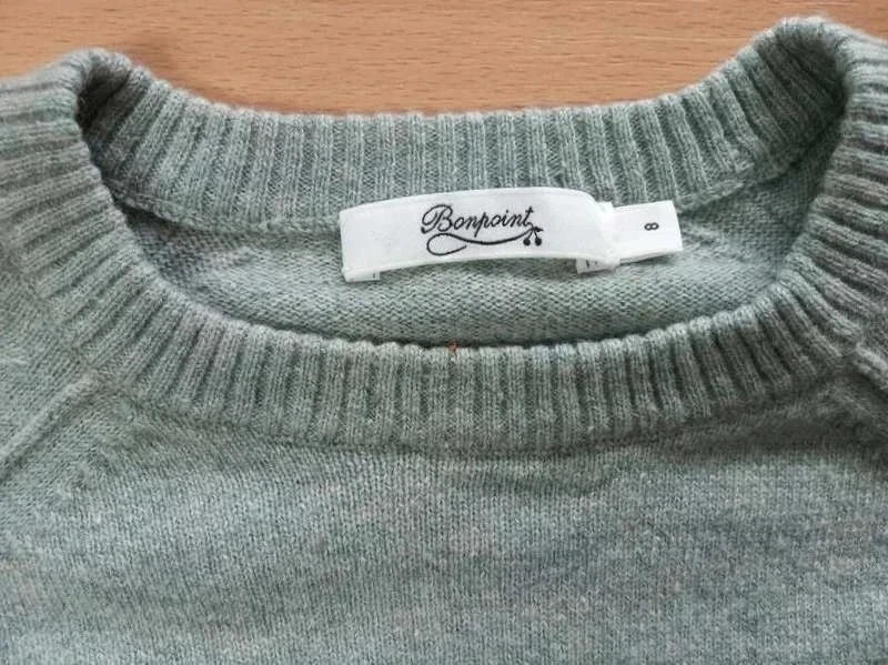 Bonpoint turquoise cashmere jumper - view 2