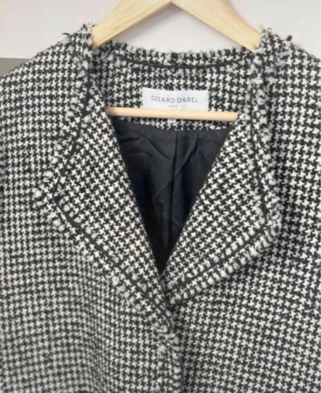 Gerard Darel wool alpaca acrylic blend jacket blazer - view 4