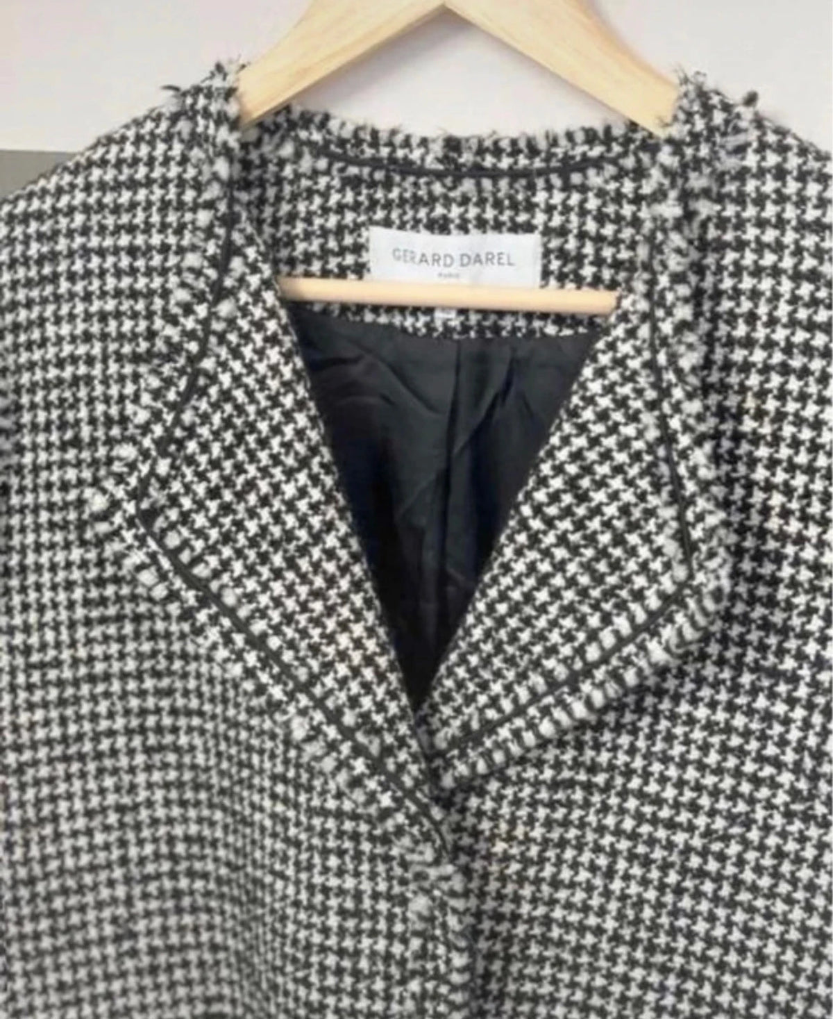 Gerard Darel wool alpaca acrylic blend jacket blazer - view 4