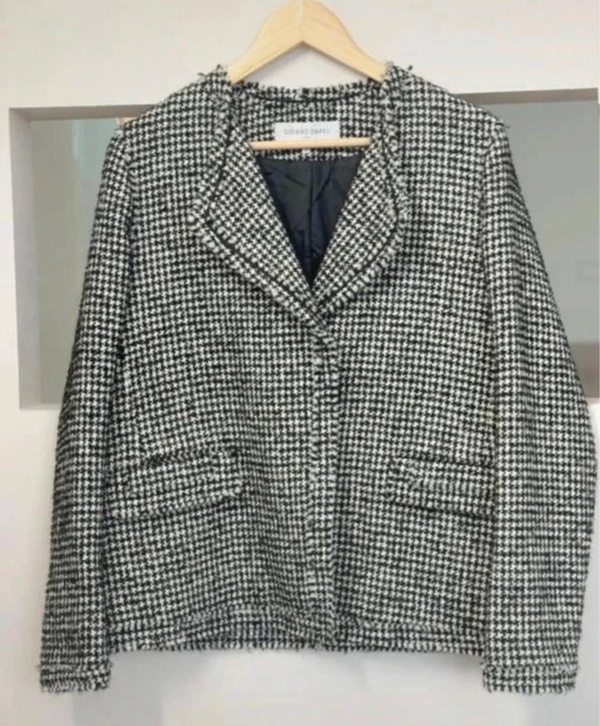 Gerard Darel wool alpaca acrylic blend jacket blazer