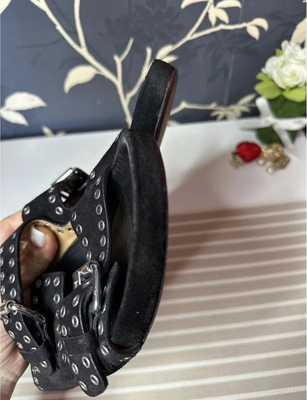Isabel Marant black suede sandals - view 4