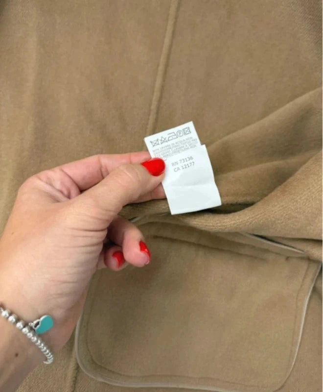 Max Mara Studio angora wool cashmere blend beige brown jacket blazer - view 10