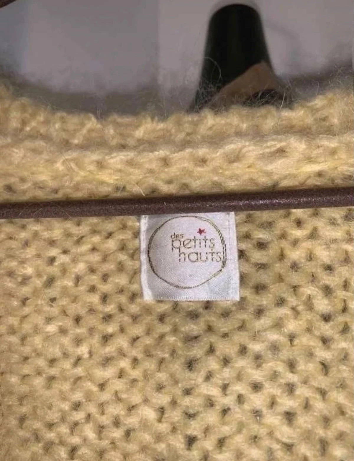 Des petits hauts kid mohair cardigan