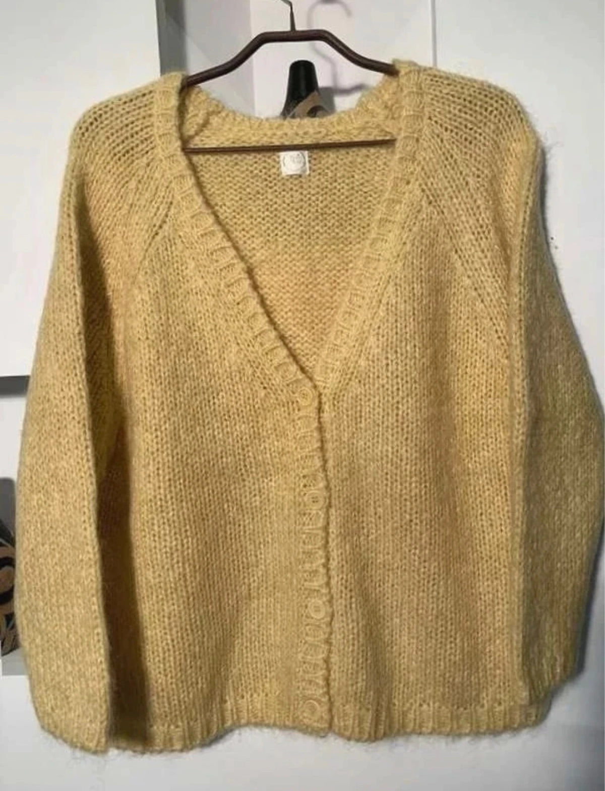Des petits hauts kid mohair cardigan