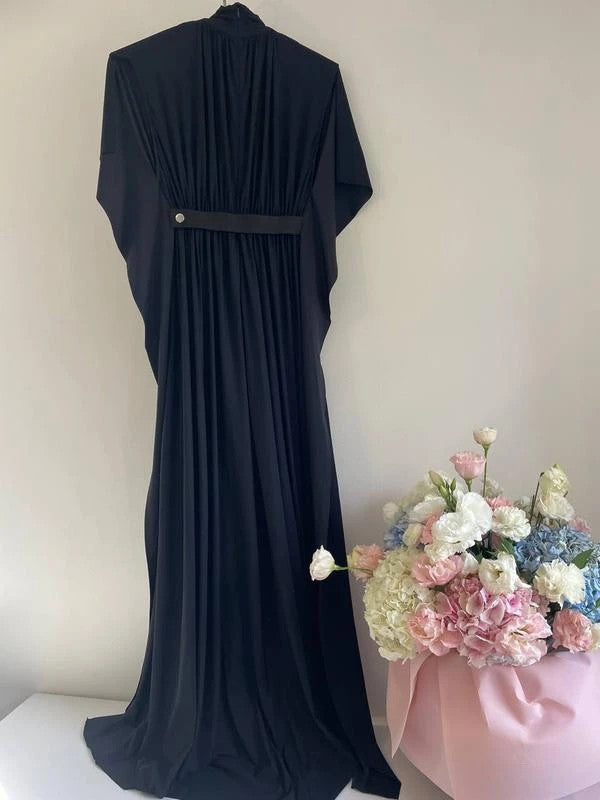 Victoria Beckham  black long dress