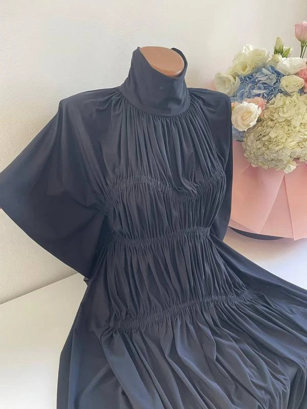 Victoria Beckham  black long dress
