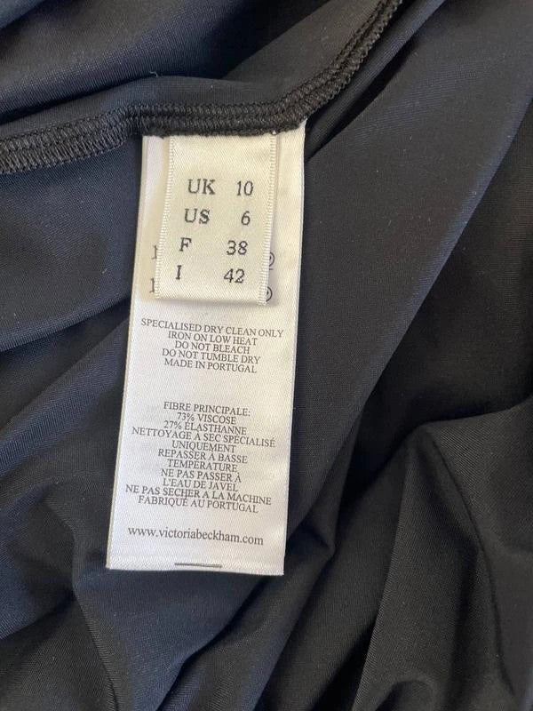 Victoria Beckham  black long dress