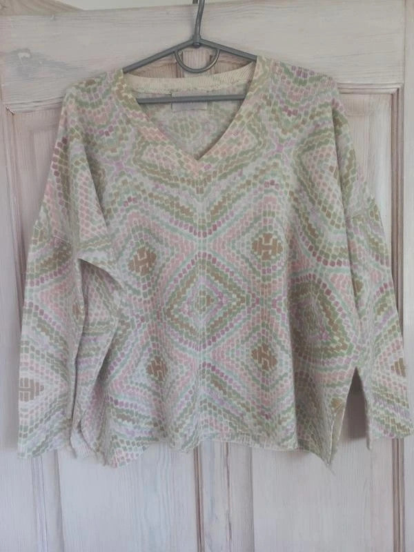 Hemisphere cashmere pastel oversize jumper sweater