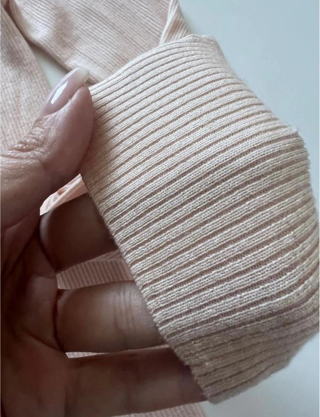 Theory new pink merino wool longsleeve