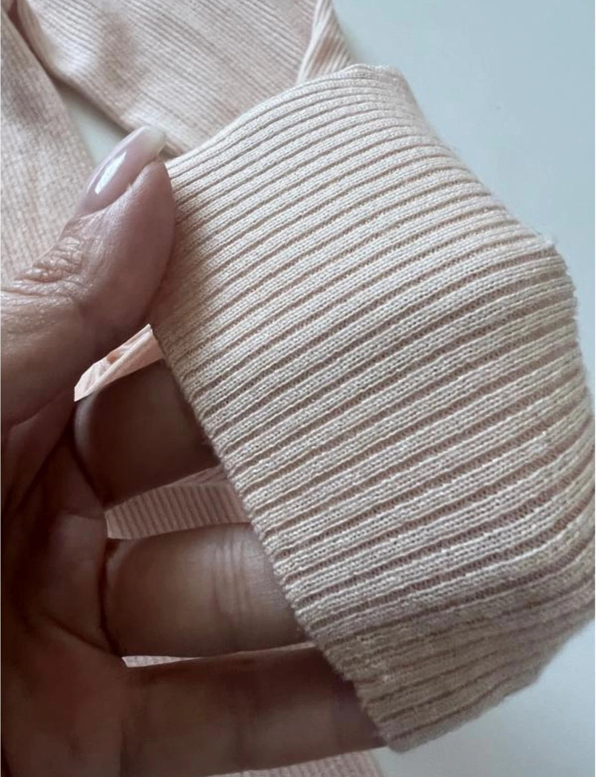Theory new pink merino wool longsleeve