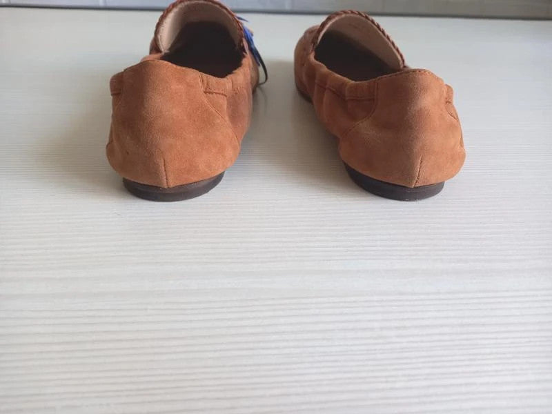Tod’s brown suede leather loafers