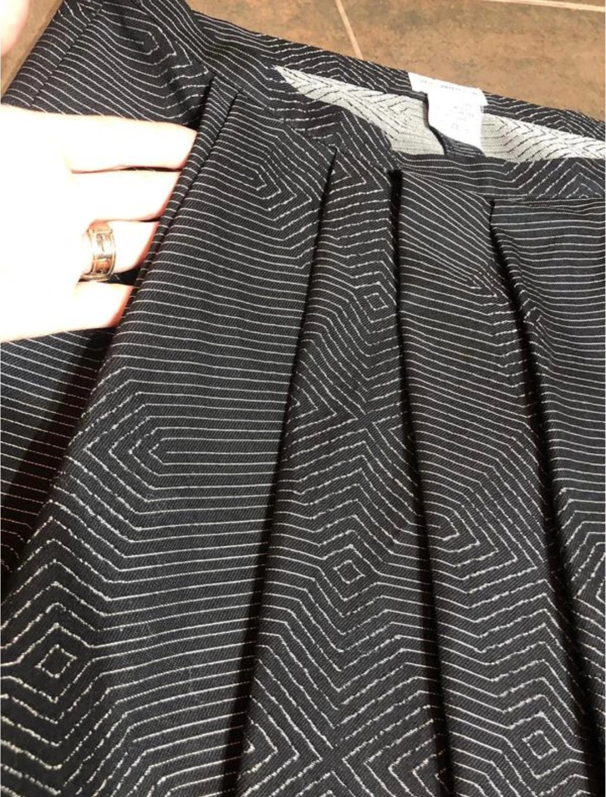 Dries van Noten cotton wool blend skirt