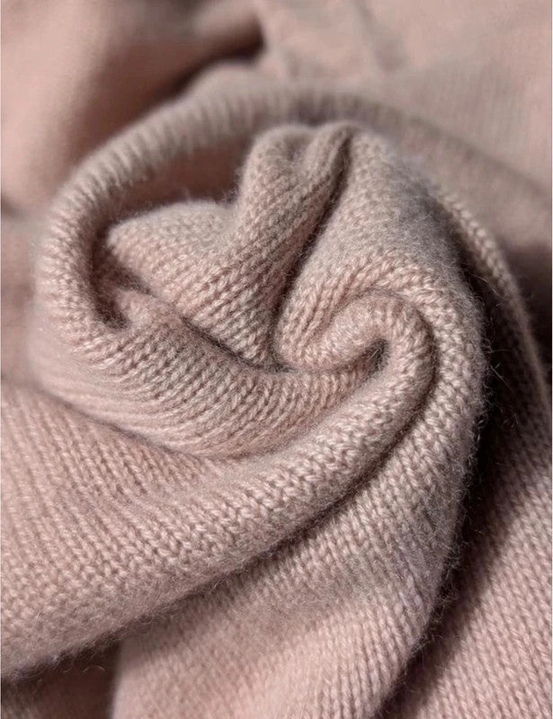 FTC beige cashmere oversize jumper sweater