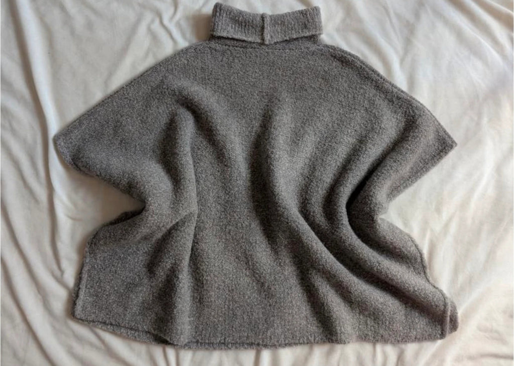 Fabiana Filippi taupe alpaga poncho