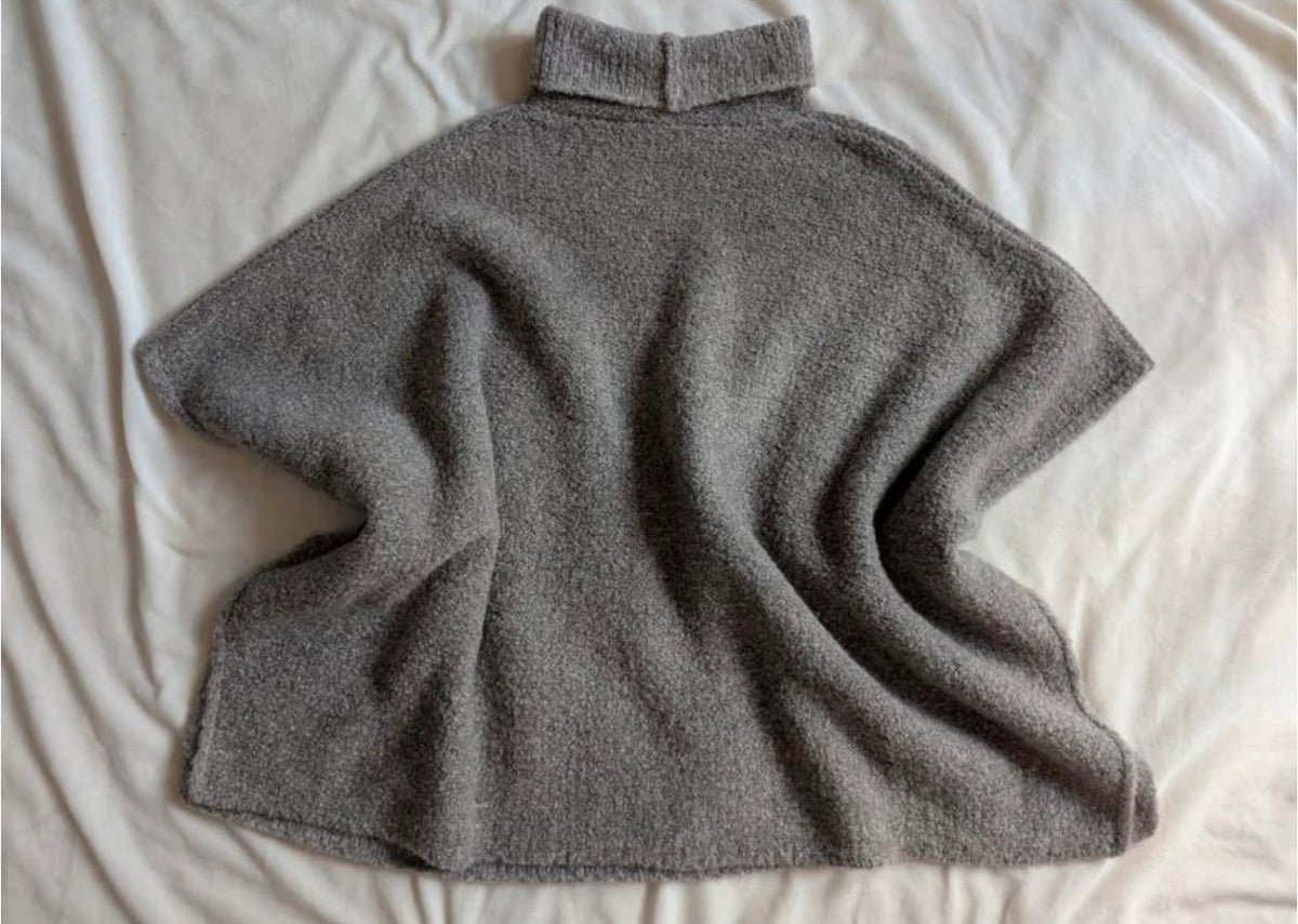 Fabiana Filippi taupe alpaga poncho