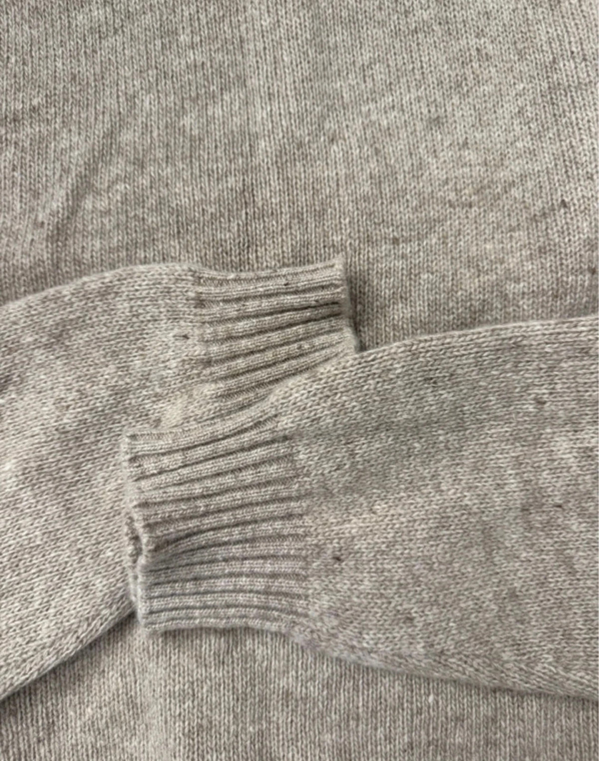 Nicole Farhi beige lambswool cashmere blend sweater