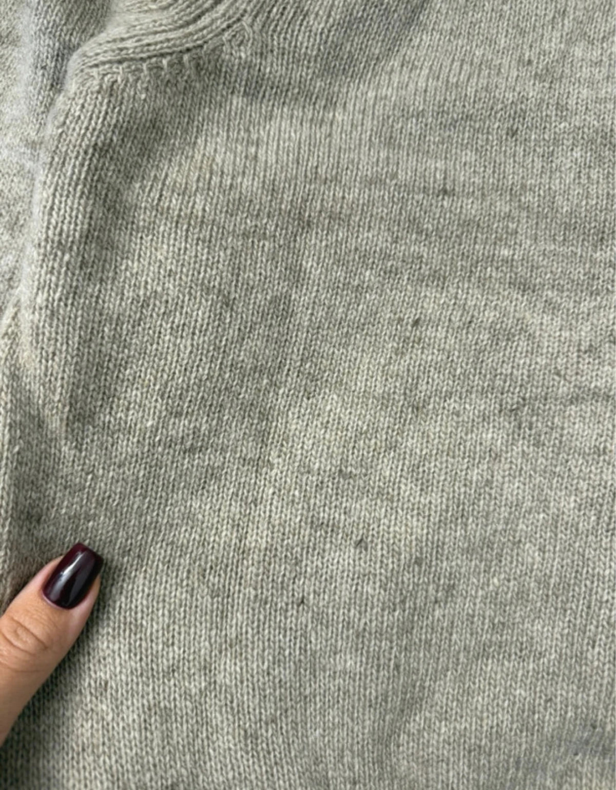 Nicole Farhi beige lambswool cashmere blend sweater