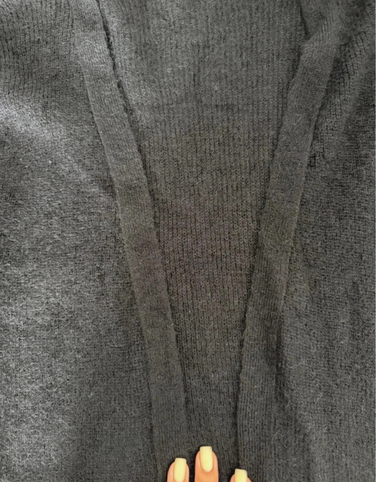 Des petits hauts black baby alpaga extrafine mohair cardigan