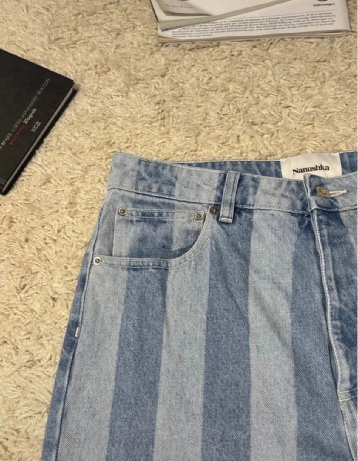 Nanushka new striped jeans