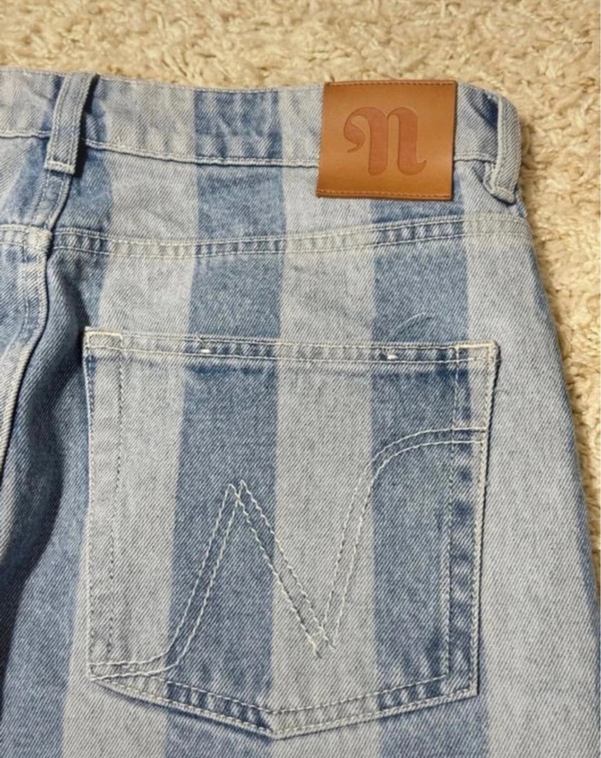 Nanushka new striped jeans
