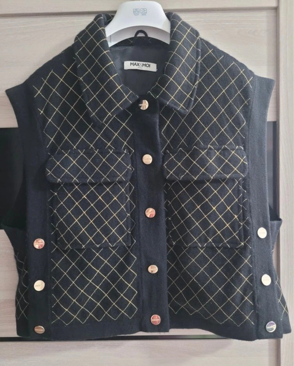 Max&Moi cashmere wool jacket vest