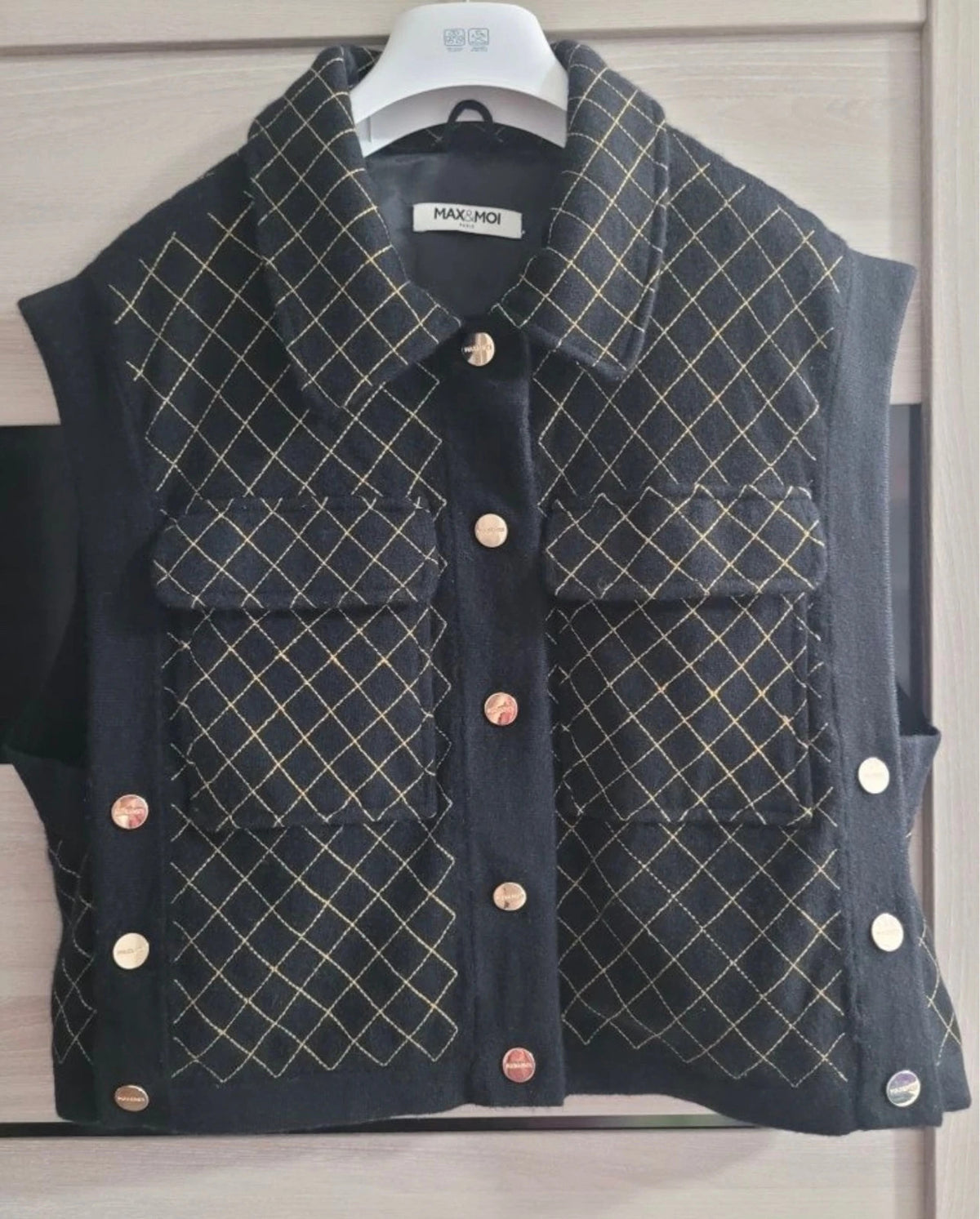 Max&Moi cashmere wool jacket vest