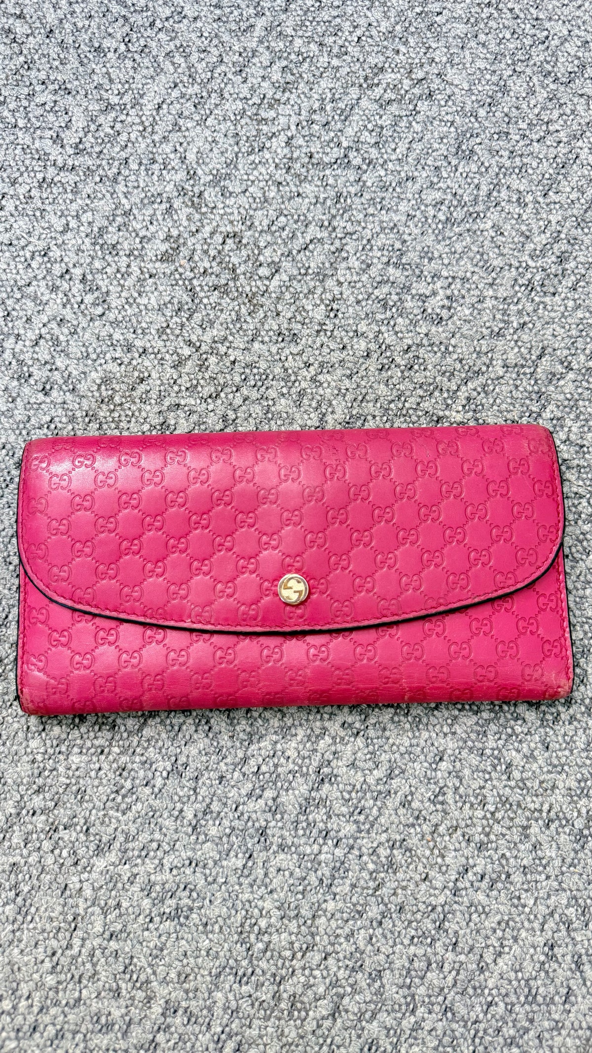 Gucci Microguccissima interlocking G continental wallet