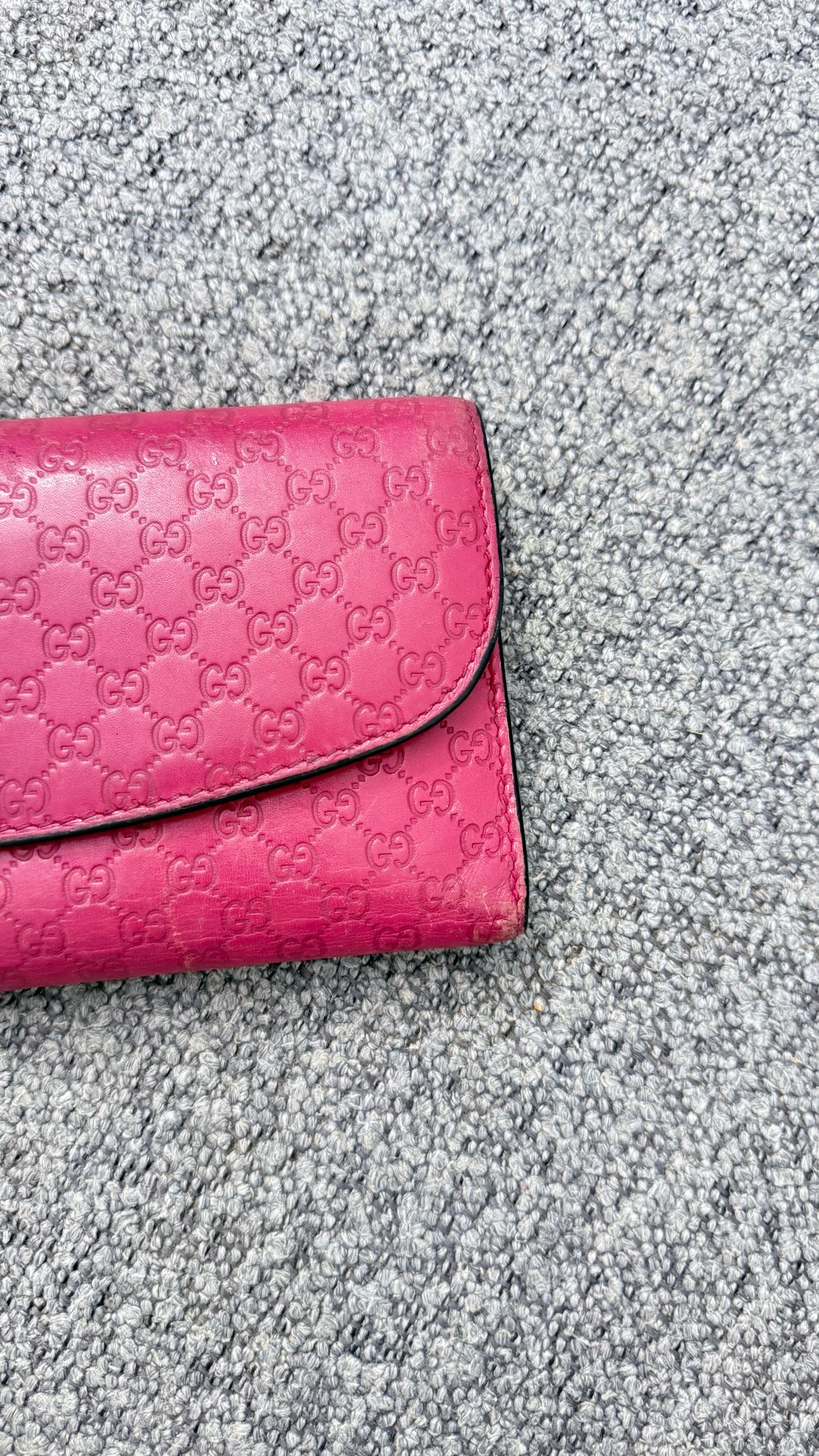 Gucci Microguccissima interlocking G continental wallet