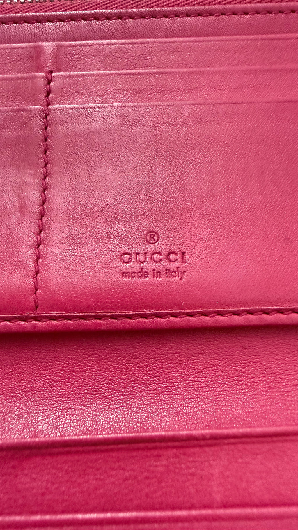 Gucci Microguccissima interlocking G continental wallet