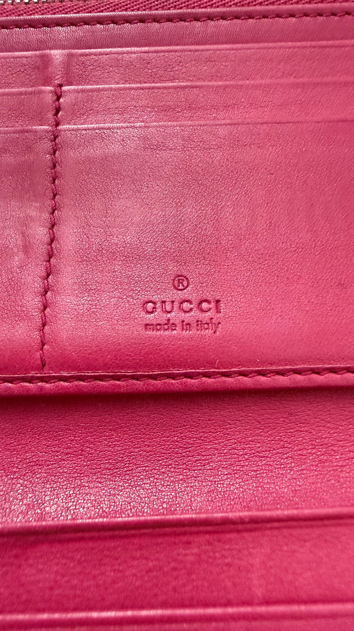 Gucci Microguccissima interlocking G continental wallet