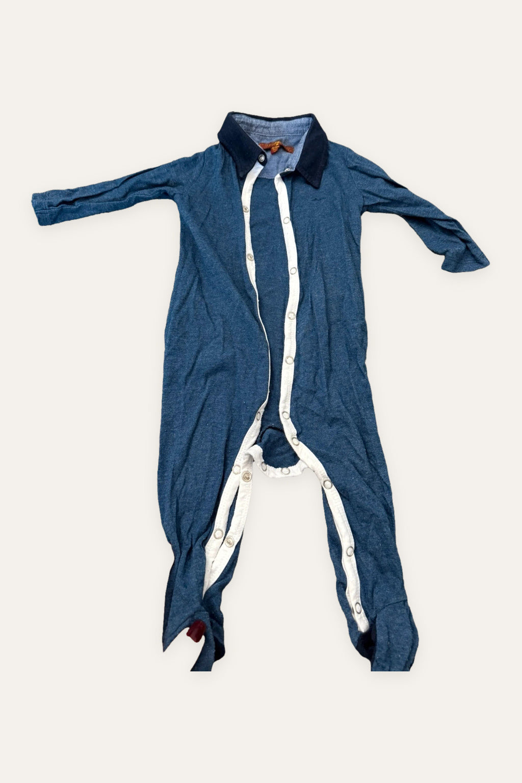 7 For All Mankind navy cotton sleepsuit