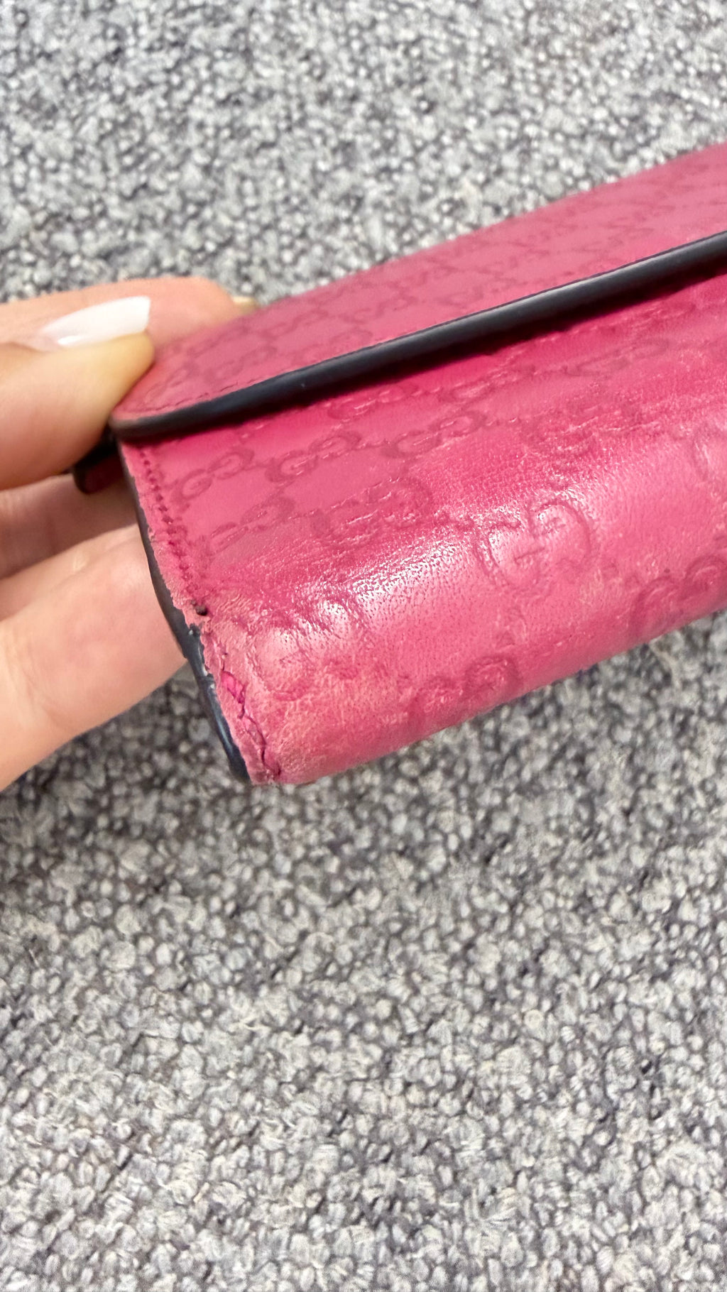 Gucci Microguccissima interlocking G continental wallet