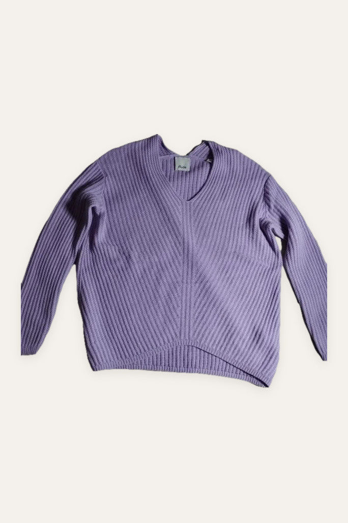 Allude lilac cashmere sweater jumper