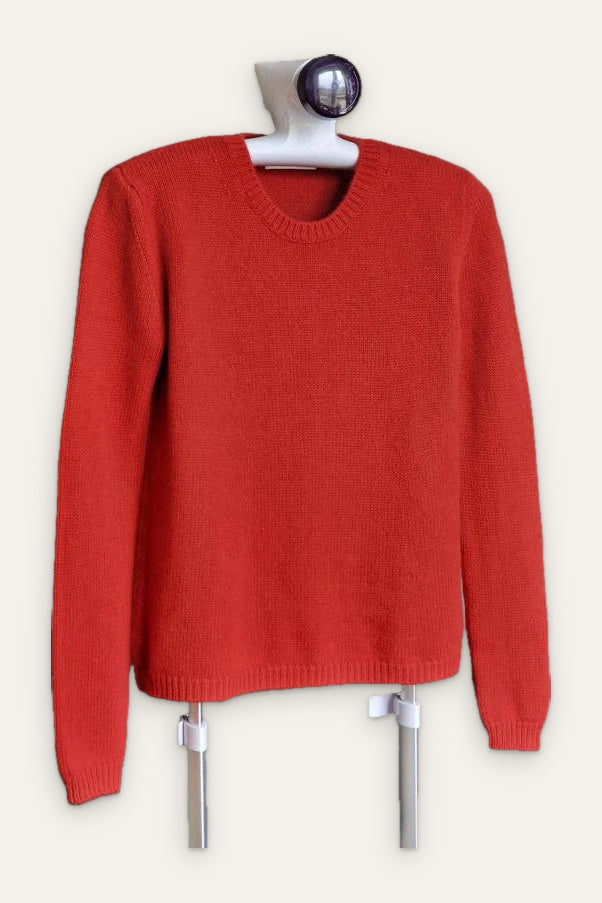 Allude Red cashmere wool sweater jumper