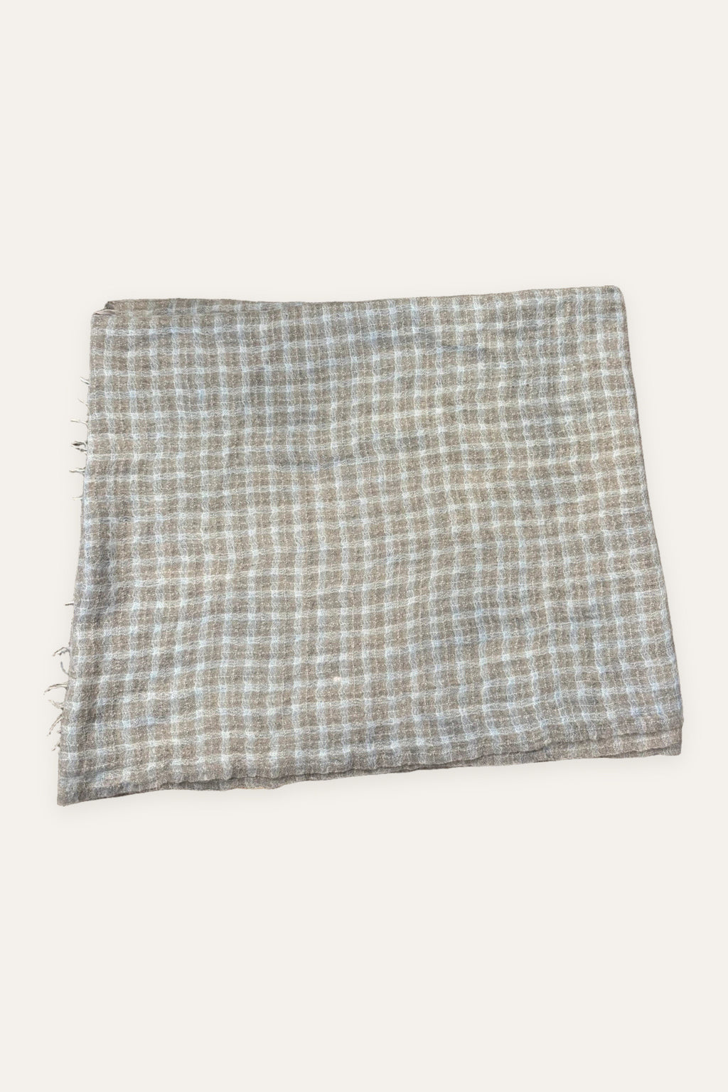 19 Andrea's 47 grey blue cashmere shawl scarf