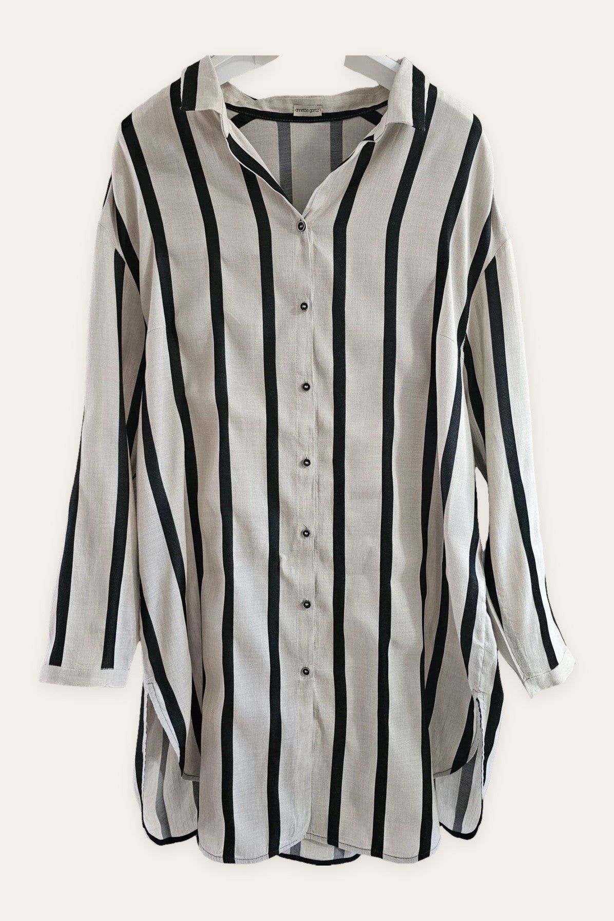 Annette Görtz linen striped long shirt