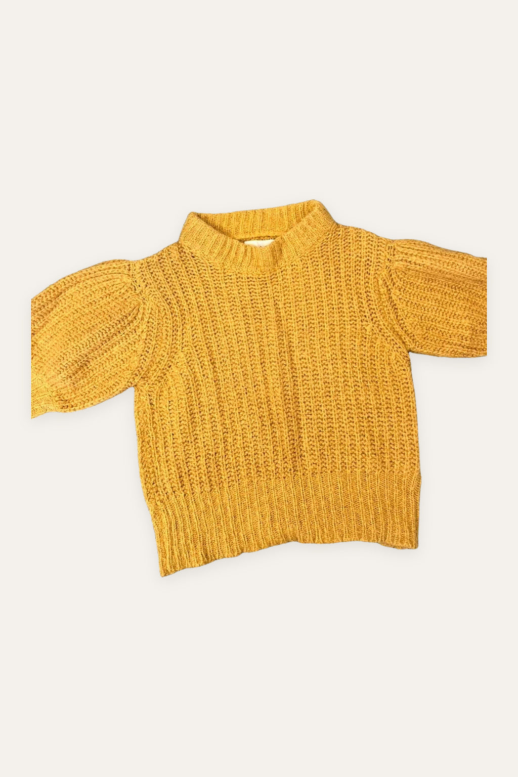 Ba&sh alpaca mohair mustard sweater