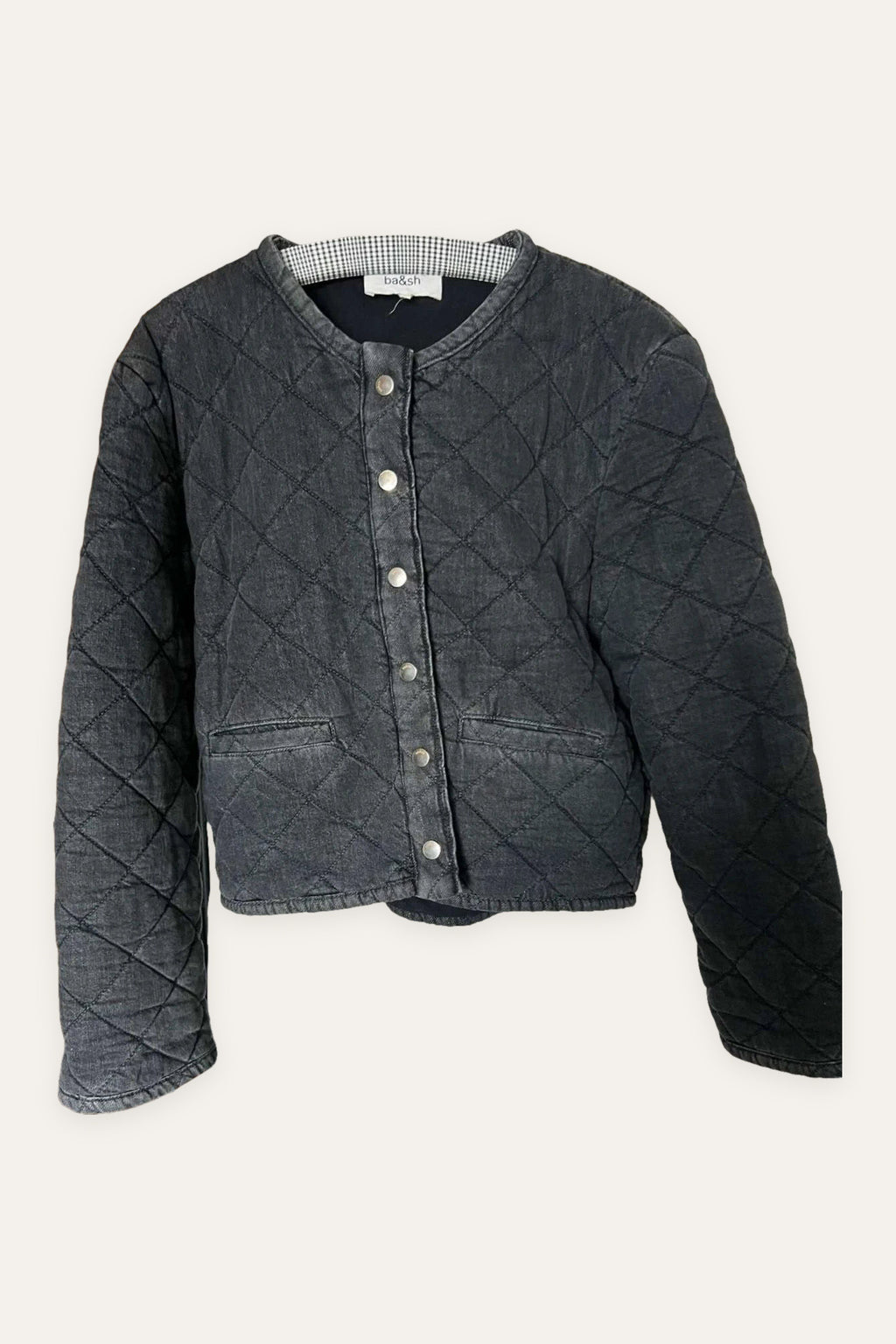 Ba&sh Gladys grey padded jacket