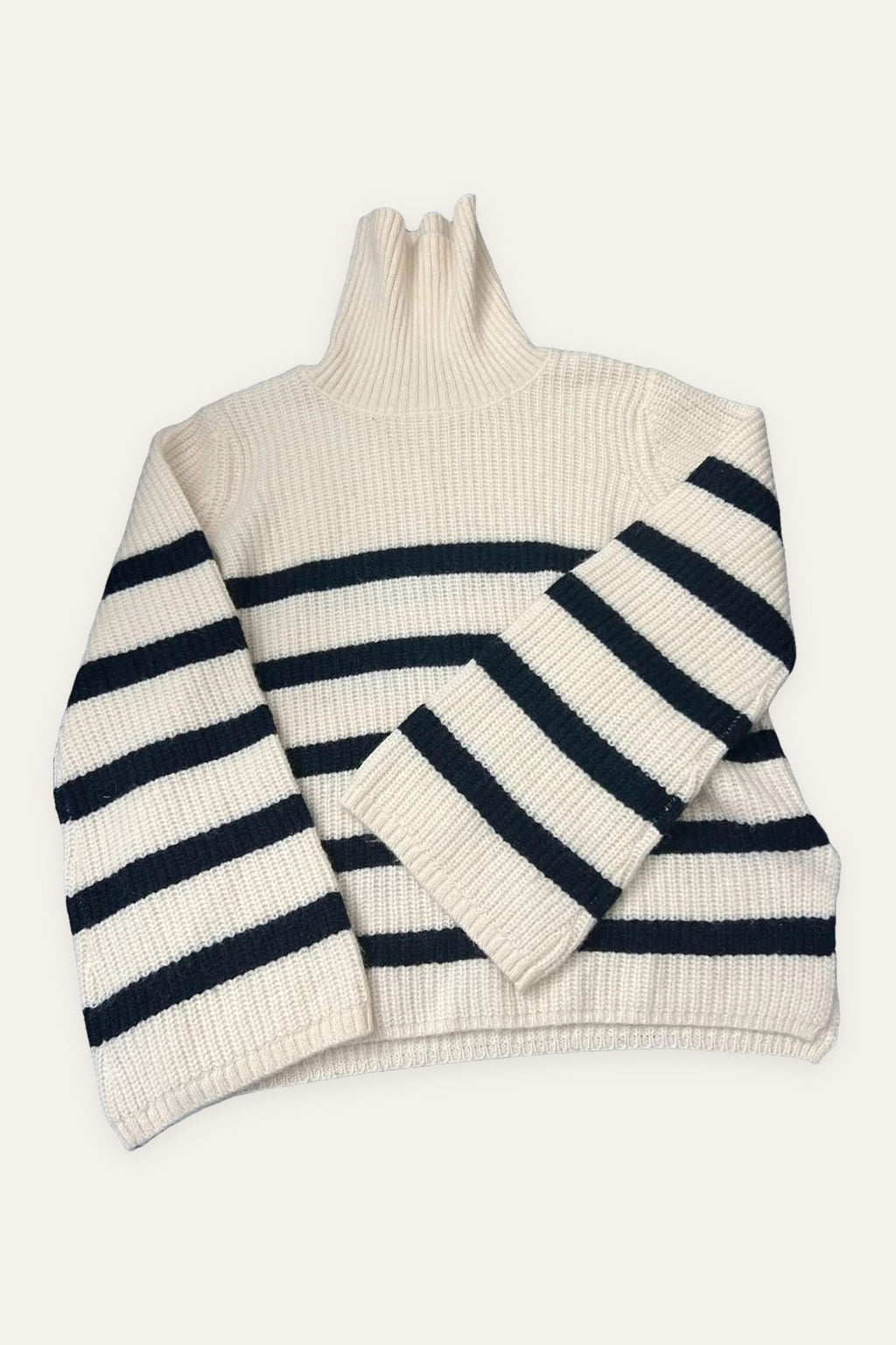 Baum und Pferdgarten alpaca wool striped turtleneck sweater jumper