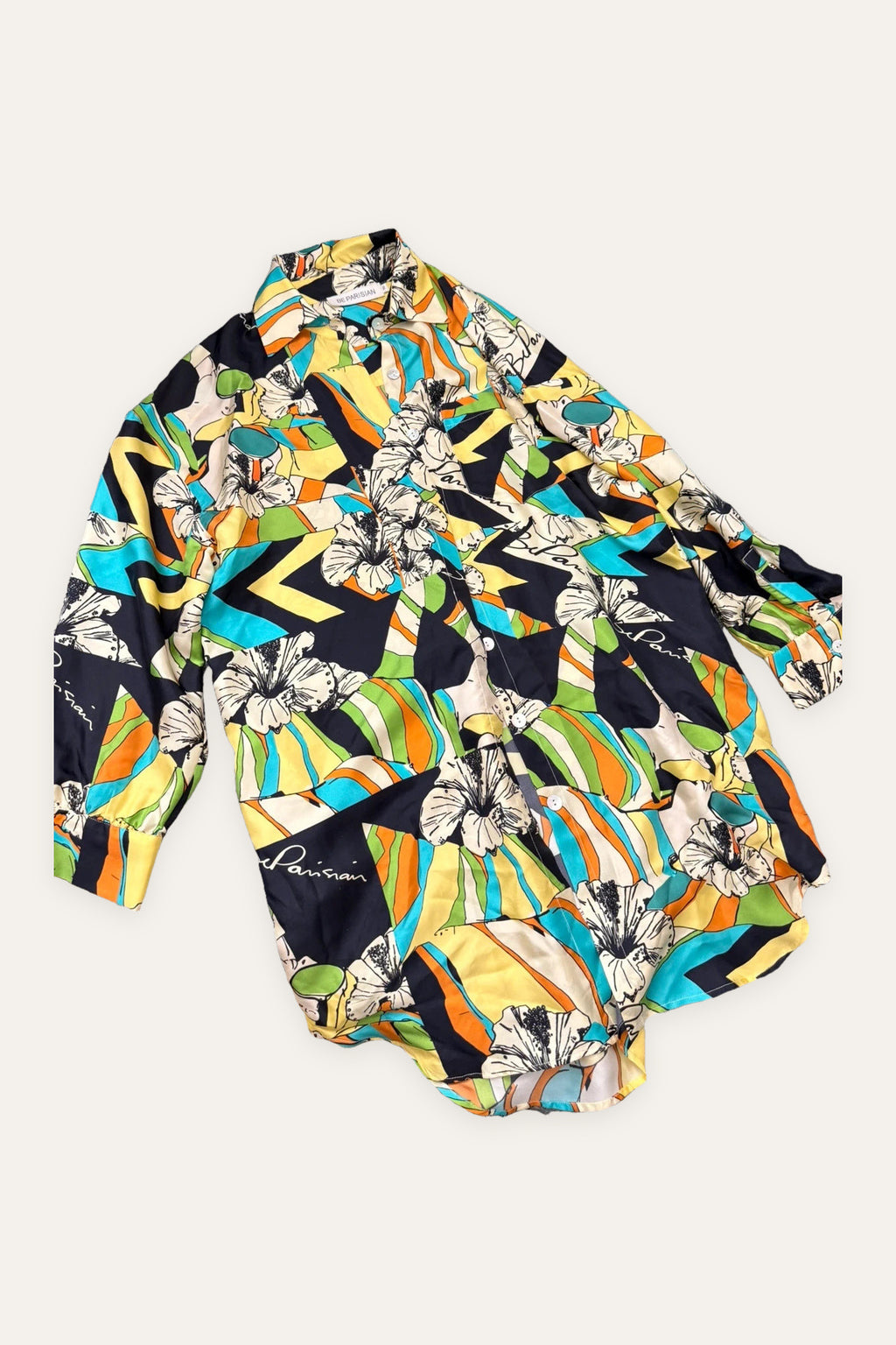 Be Parisian Bliss silk long shirt