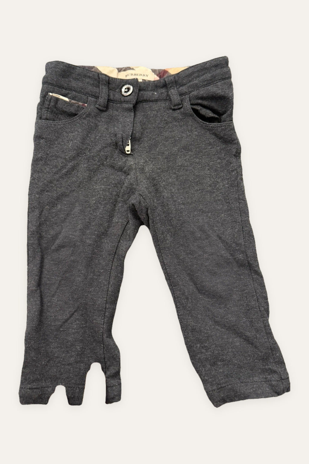 Burberry grey cotton pants