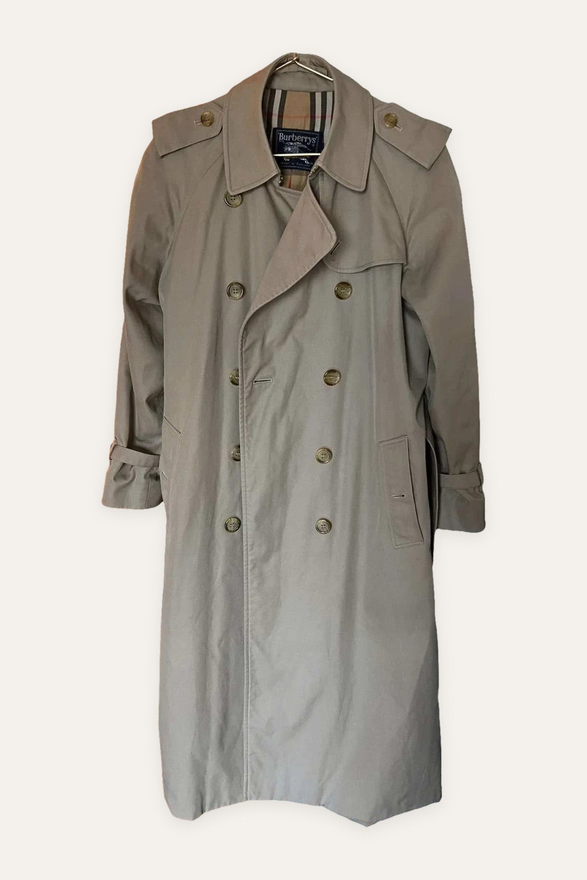 Burberry khaki trench