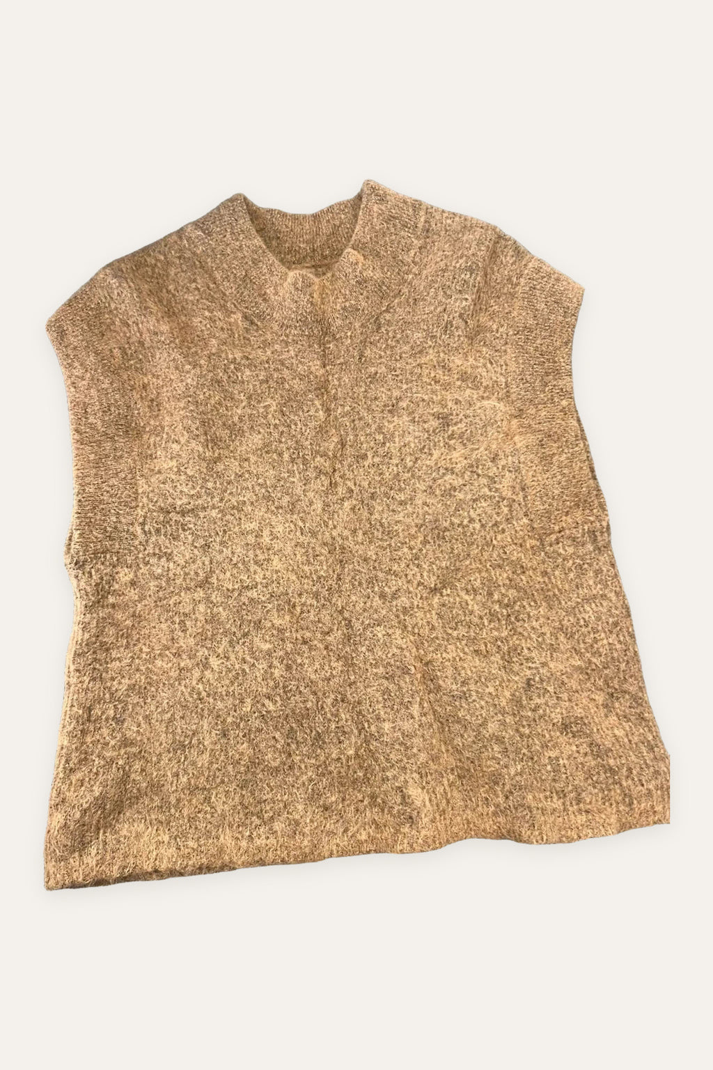 By Malene Birger Farima brown wool mohair sleeveless vest