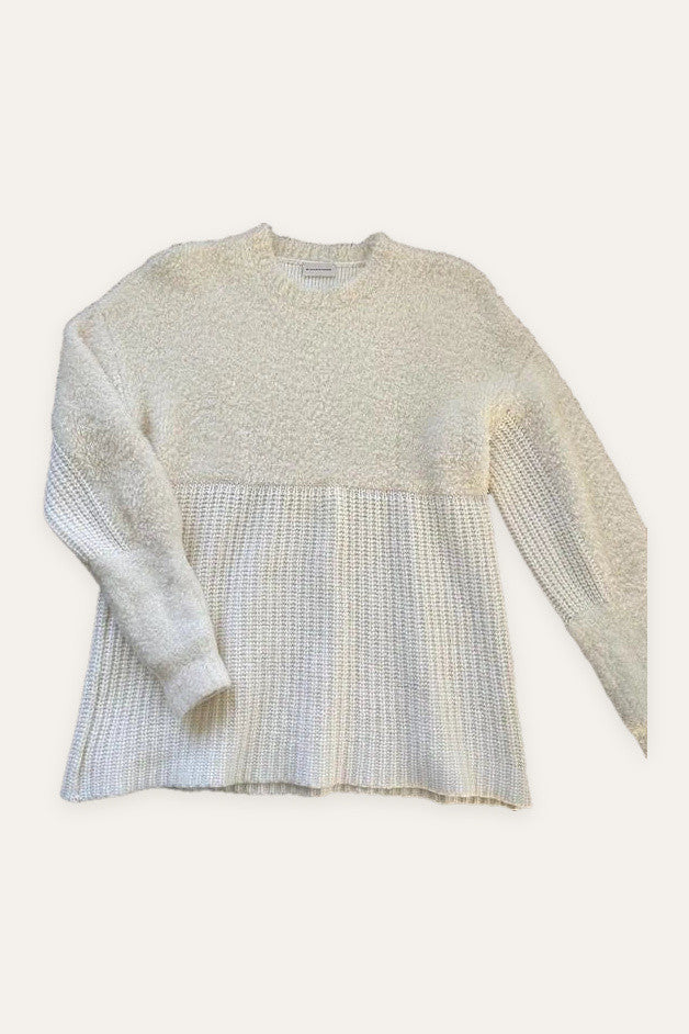 By Malene Birger white cream jumper