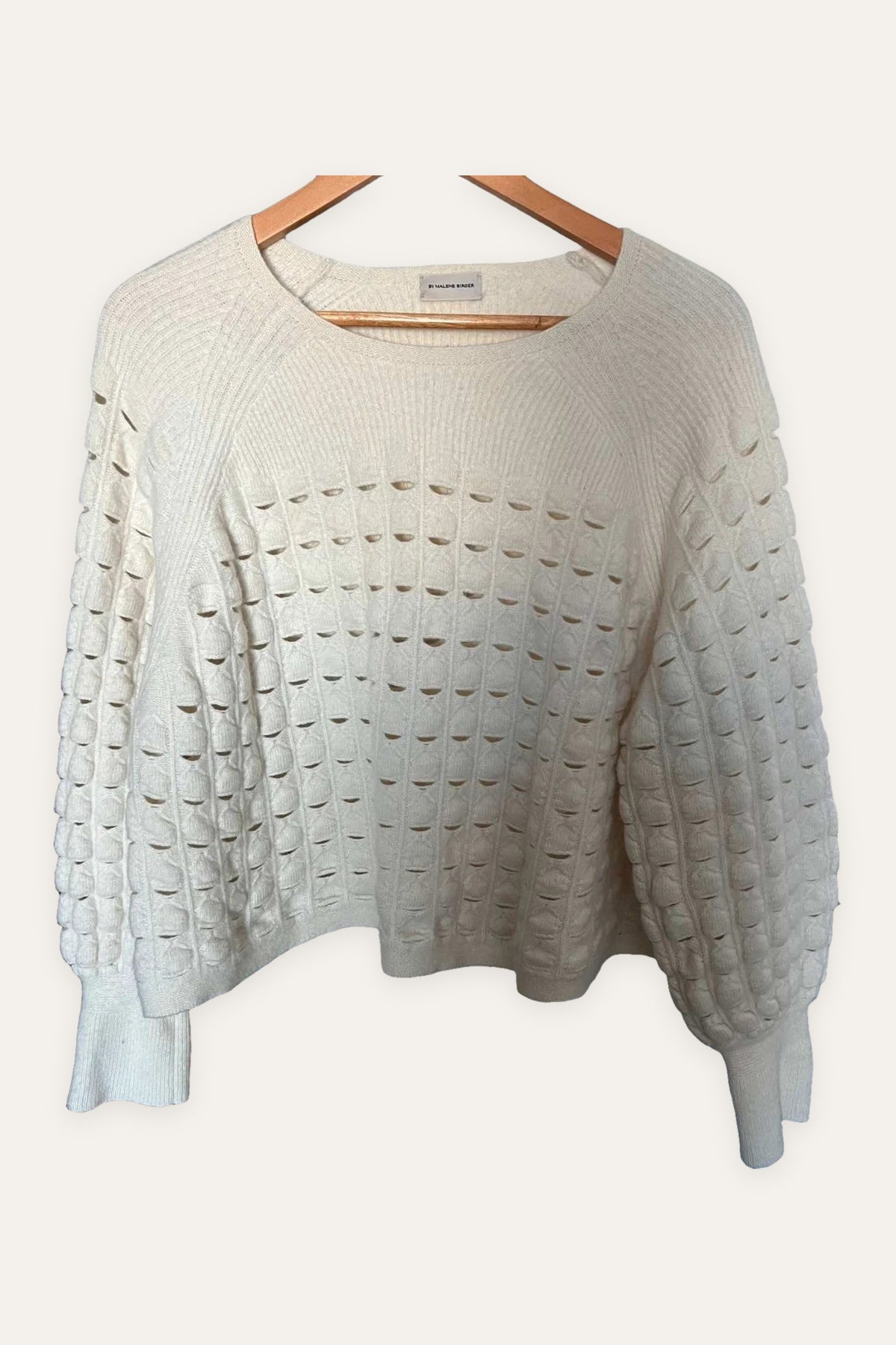 By Malene Birger white wool sweater