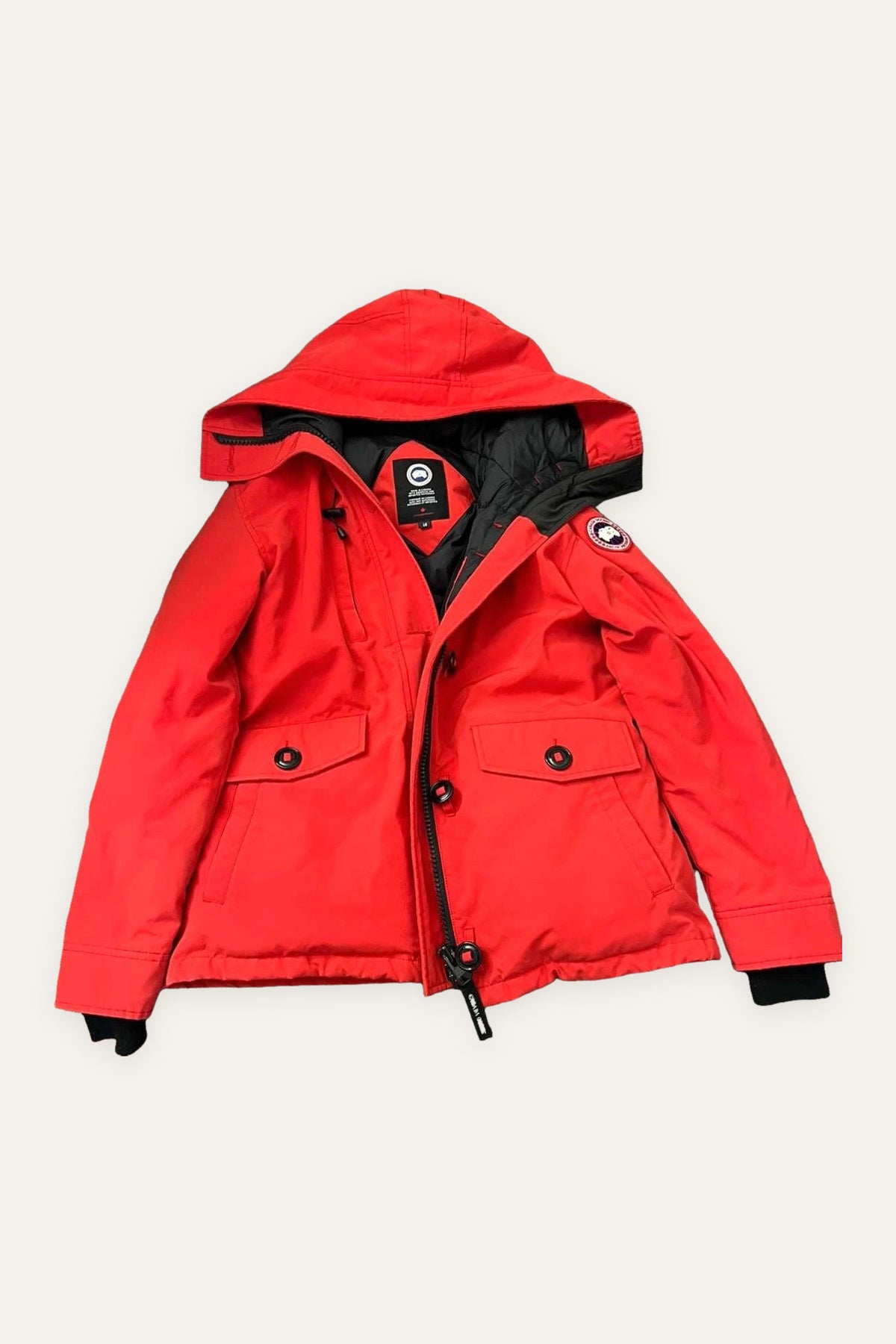 Canada Goose padded winter jacket red parka