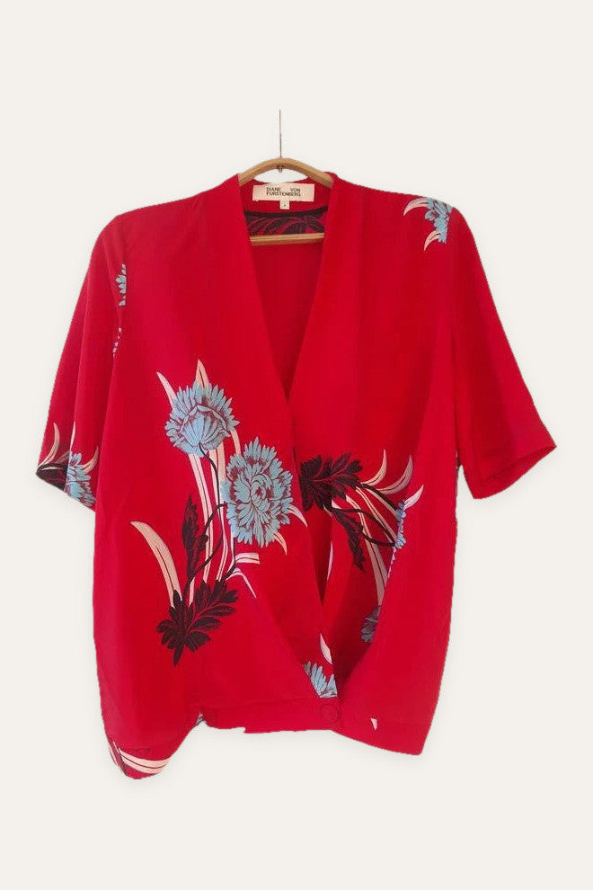 Diane von Furstenberg new silk blouse