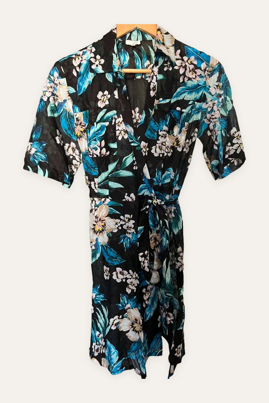 Diane von Furstenberg silk cotton wrap dress